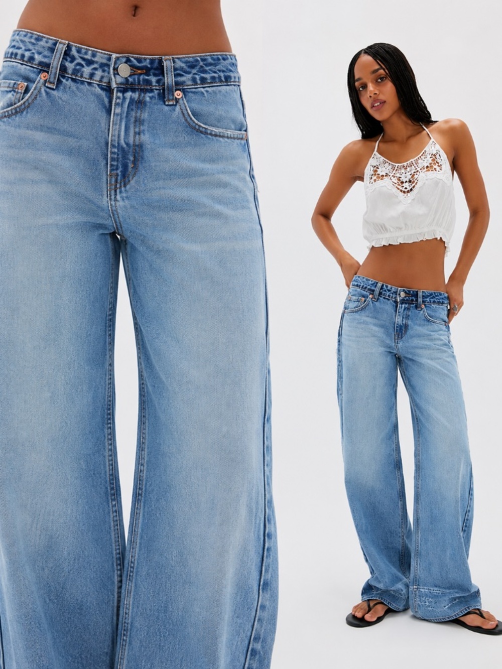 Levi's Deconstructed Low Loose Jeans 25x32 NWT